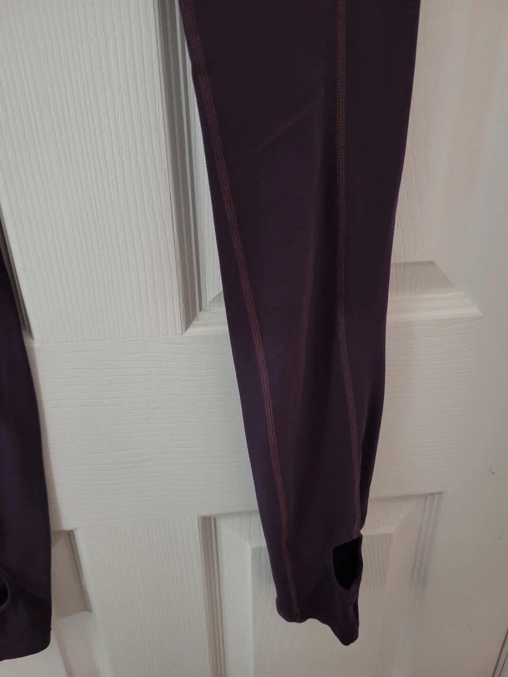 Athleta Powervita Barre Stirrup Leggings Purple Medium High Rise Yoga Tights M